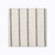 Winston fabric swatch from Colin and Finn. An ivory/cream Thai cotton with black woven stripes